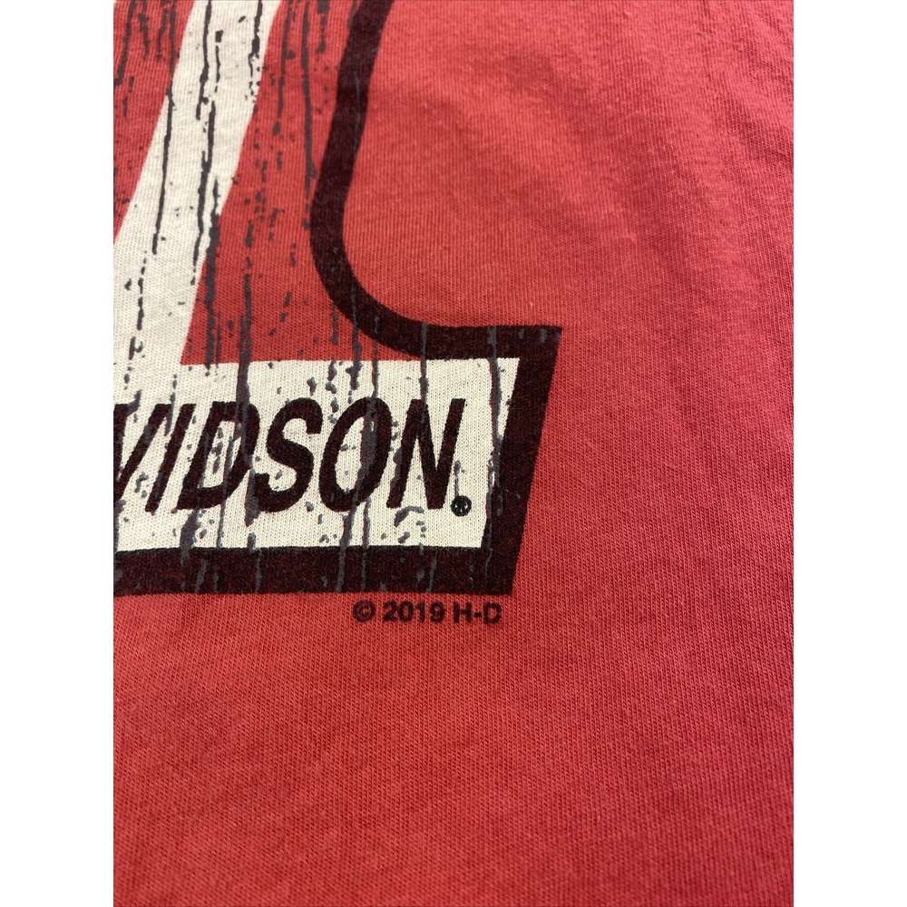 Harley Davidson Springfield Mile Pink Tshirt‎ SZ Small Women's Halls HD Races - Picture 6 of 9